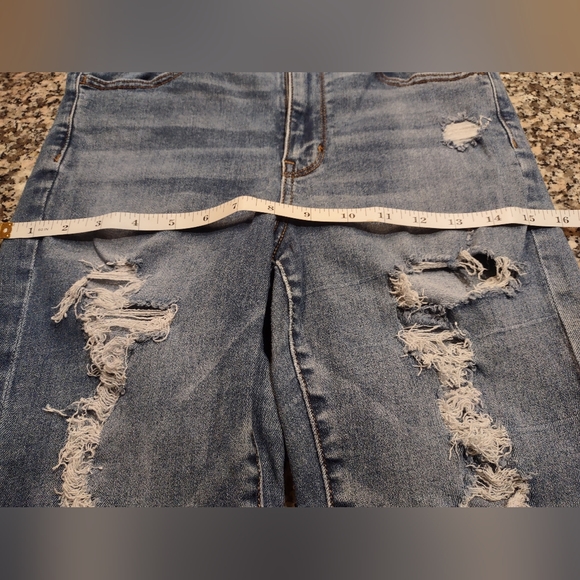 Women's American Eagle Outfitters Hi Rise Jegging Size 8 Skinny Blue Jeans - Picture 6 of 7